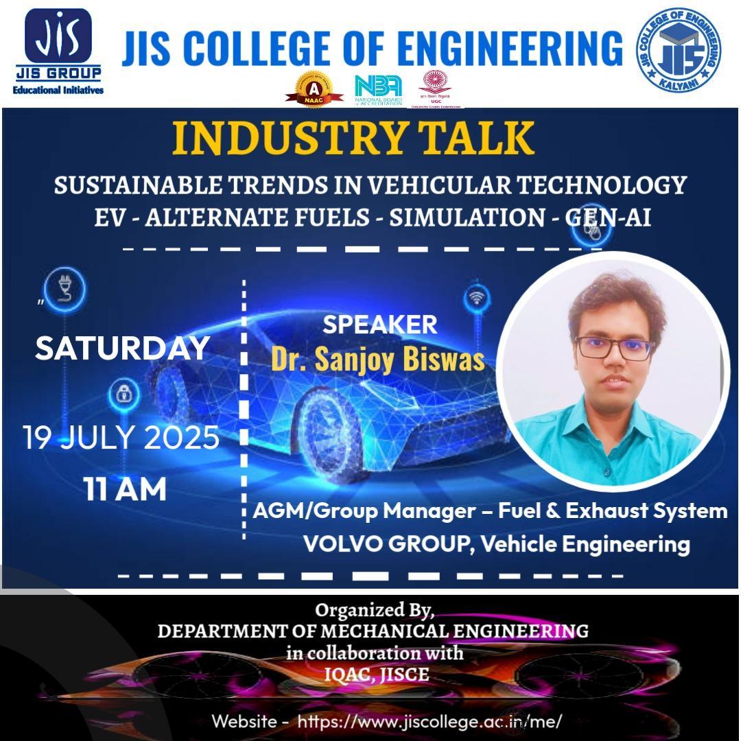 Webinar @ JIS  College of Engineering